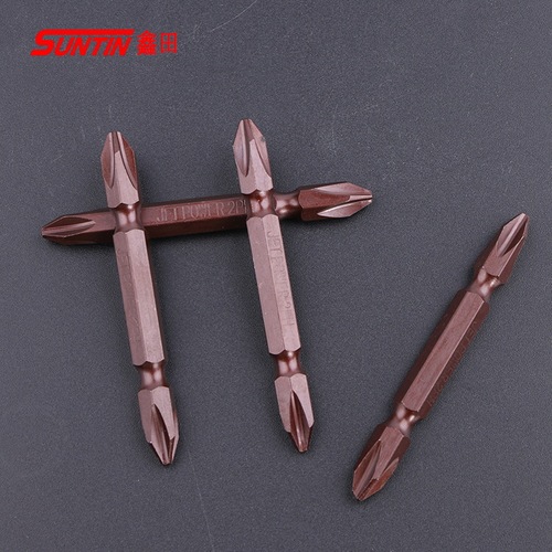 SUNTIN ten air-inlet bits, double-headed cross bits, PH2 screw bits, pneumatic bits, power tools