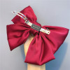 Hairgrip with bow, hair accessory handmade, Korean style, wholesale