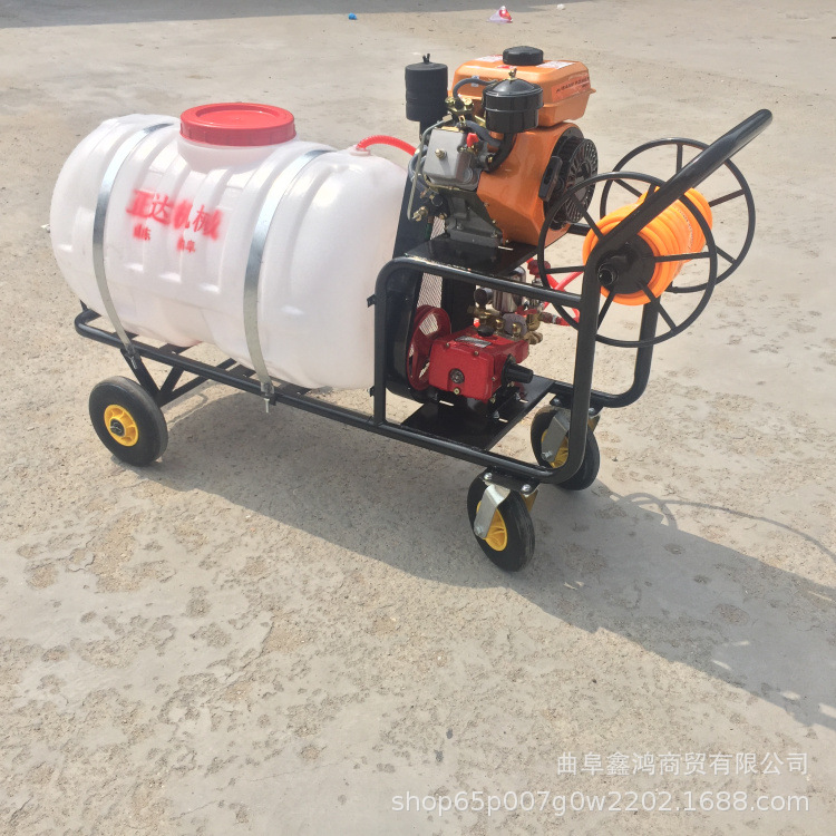 四冲程风冷发动机打药机 48v-60v电动自动盘管打药机 杀虫喷雾器