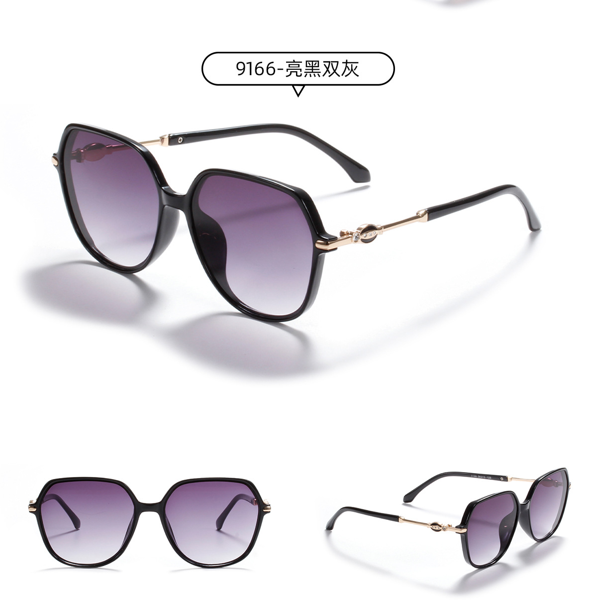 Round Fashion Korean Retro Sunglasses display picture 5