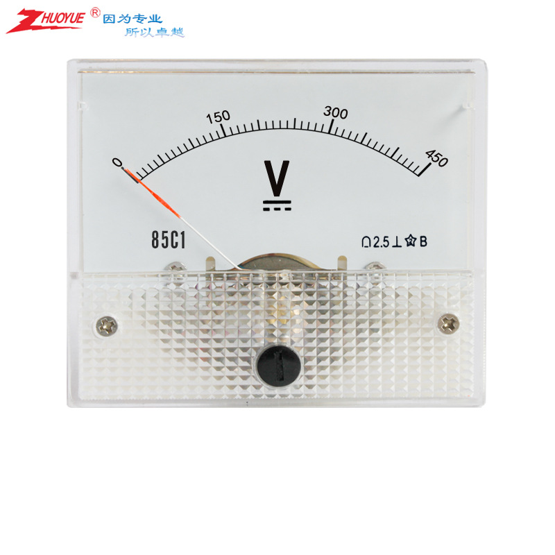 仪表 指针式励磁 直流高压电压表85C1-V DC0-450V