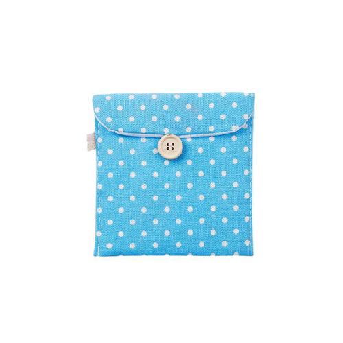 Korean fresh women's cotton and linen sanitary napkin storage bag, sanitary napkin bag, portable sanitary napkin storage bag