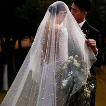 2020新款头纱影楼拍照造型新娘结婚头纱