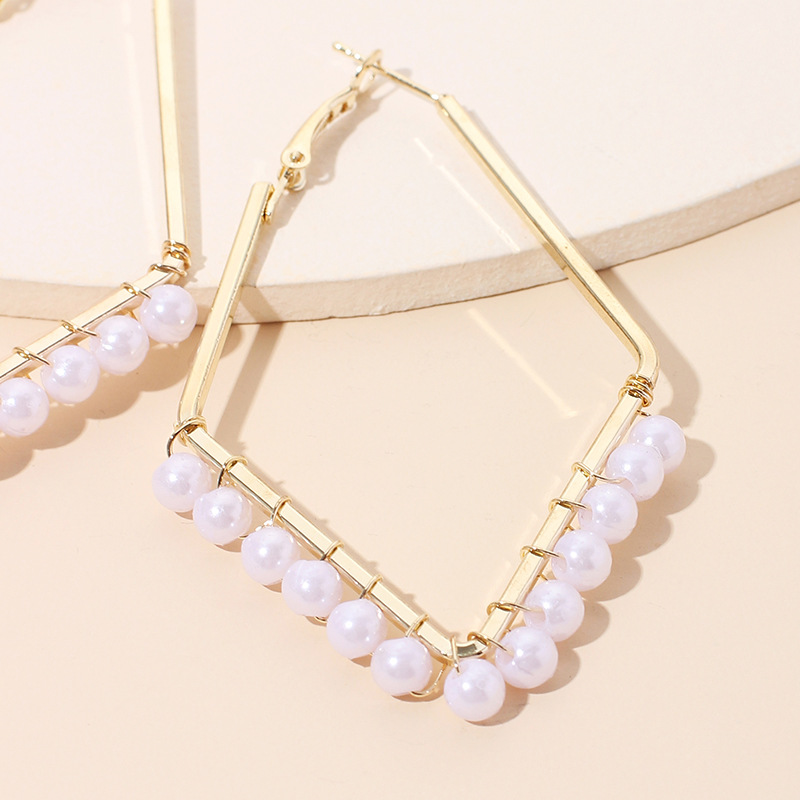 Nouvelles Boucles D&#39;oreilles En Perles Enveloppantes Faites À La Main Pour Femmes display picture 6