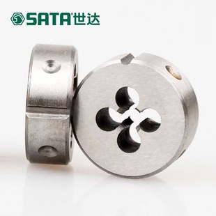 Shida hardware tools SATA high speed steel coarse teeth round die manual threading machine die tap 5093-12