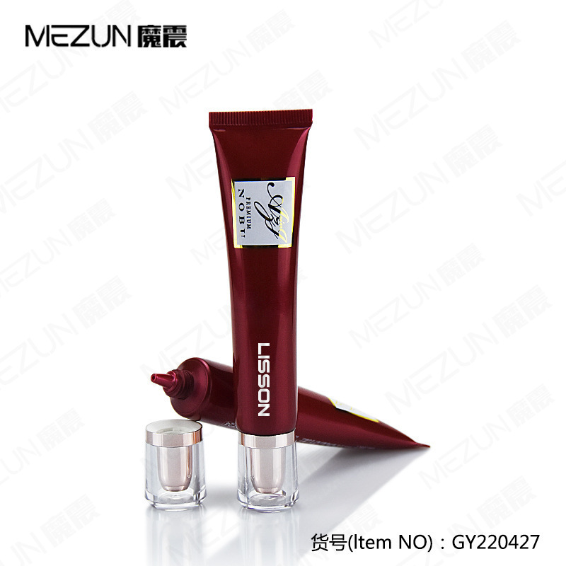 化妆品软管 凹顶亚克力盖管 眼霜祛痘膏PE软管 化妆品包材厂家