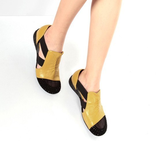 low sandals with rhinestones wedge heel all-season