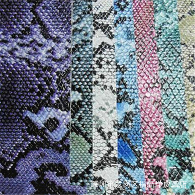 蛇紋格利特 特殊工藝可做羊皮牛皮鞋面箱包牛皮革厚度顏色可定制