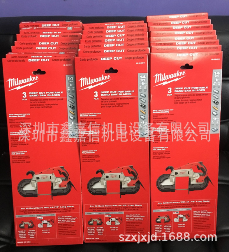 现货批发 美国milwaukee 米沃奇 1140MM 带锯条 48-39-0511