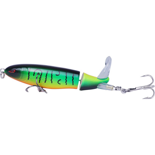 Cross-border propeller lure, tractor floating pencil, bionic fishing bait, hard bait, fake bait, fishing gear wholesale