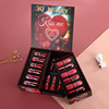 Lipstick, lip gloss, gift box, set, translucent shading, 24 items, wholesale