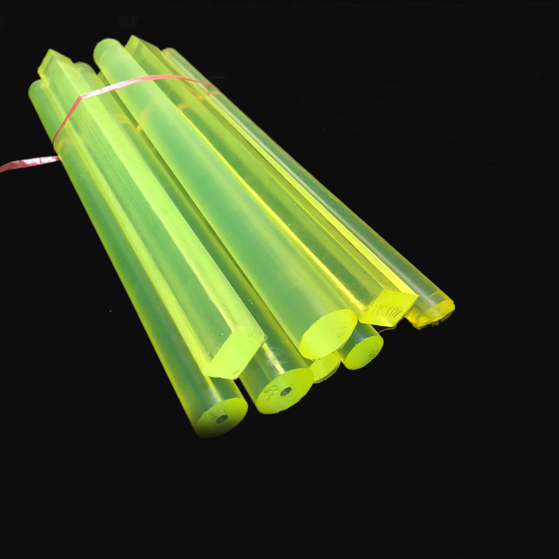 牛筋橡胶棒弹力黑色加纤车床PU管模具UPU棒弹簧胶棒耐磨优力胶棒