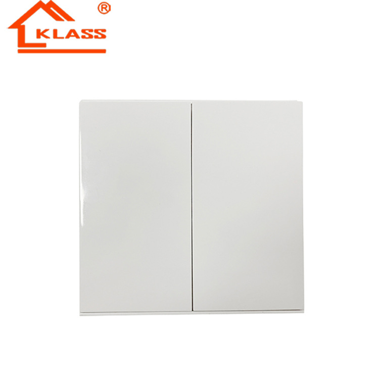 外贸出口86型墙壁开关  白色大板开关 面板开关 外贸二开开关