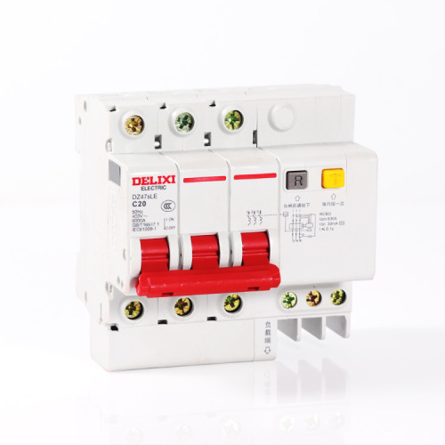 Delixi air switch with leakage protector DZ47sLE circuit breaker 63 household leakage protection 2P32A401P+N