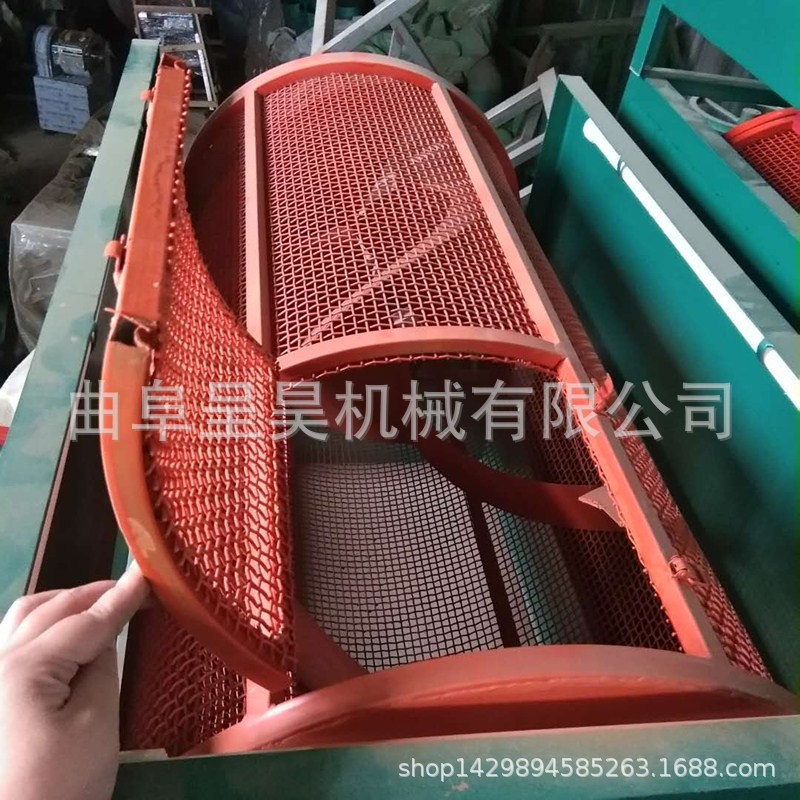 进料方便省力电动洗薯机 反复清洗自动出料筛网洗薯机直销广东