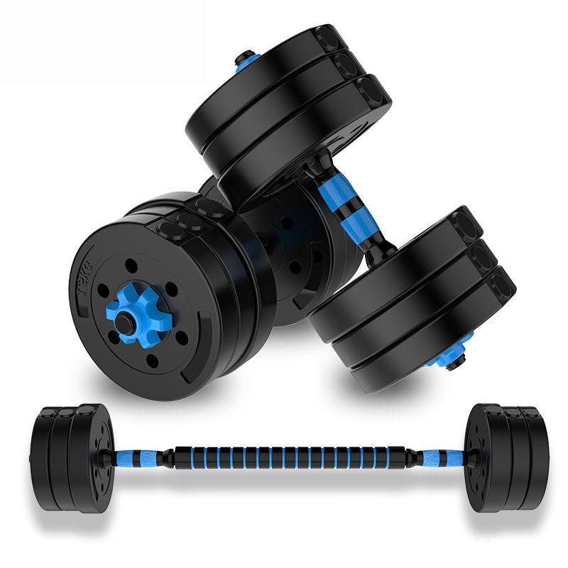 Dumbbell Men's Home Fitness Equipment Adjustable Barbell Home Fitness15/20/6-in-1 Kettlebell Set