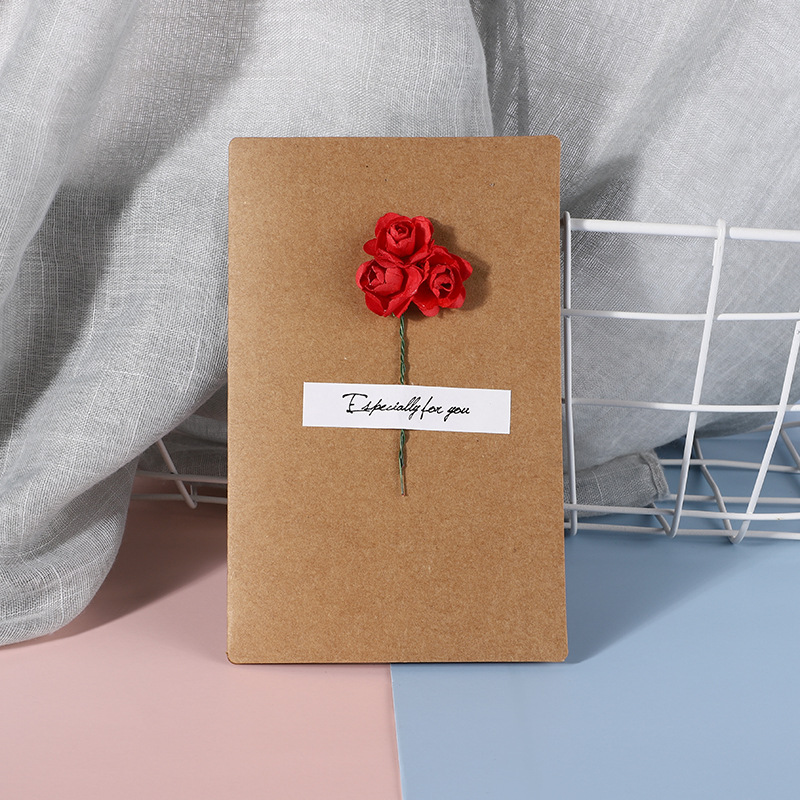 Simple Style Style Simple Style Flower Special Paper Daily Party Festival Card