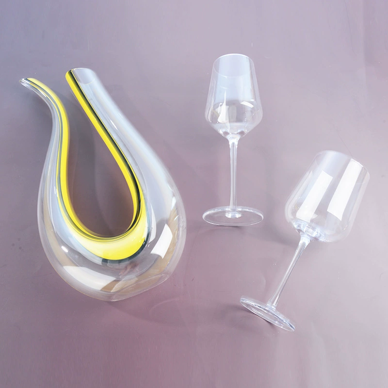 风和 Creative crystal wine decanter, wine dispenser, swan, wholesale