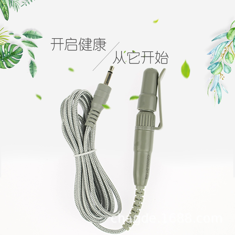 廠家直銷3.5插頭激光理療線650nm激光頭激光線低中頻儀器