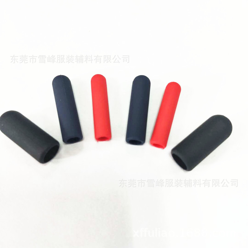 腰带头帽带头鞋带头子弹头有孔塑胶扣束尾箱包拉片4MM5MM6MM7MM