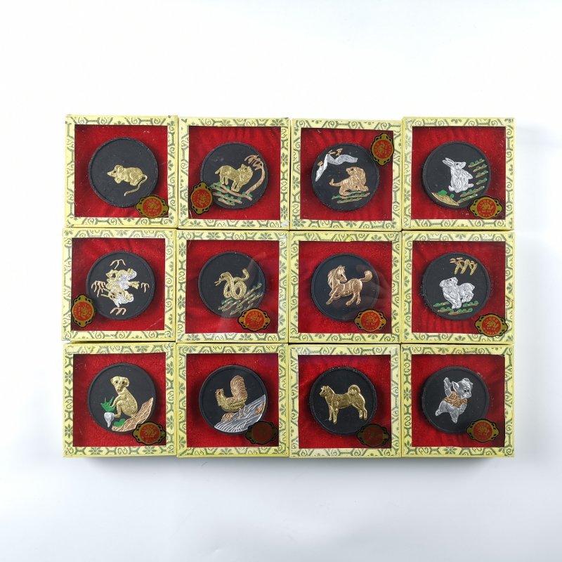 recommend Four Treasures Supplies Twelve Ink sticks Calligraphy Practice Optional Memorial Collection