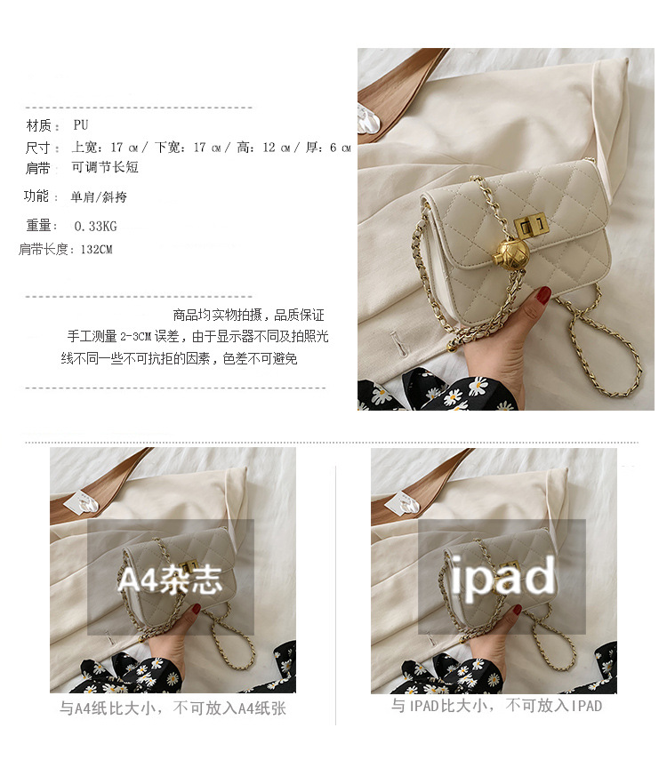 Mini Handbags  New Fashion Rhombus Chain Messenger Shoulder Bag Wholesale display picture 27