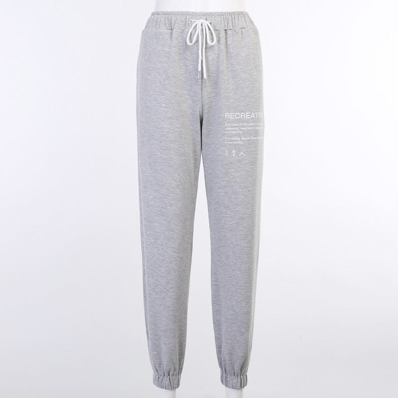 letter printing sweatpants set NSXE35581