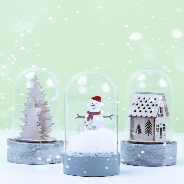 LED lights Christmas glass dome ornaments Christmas glass ornaments…