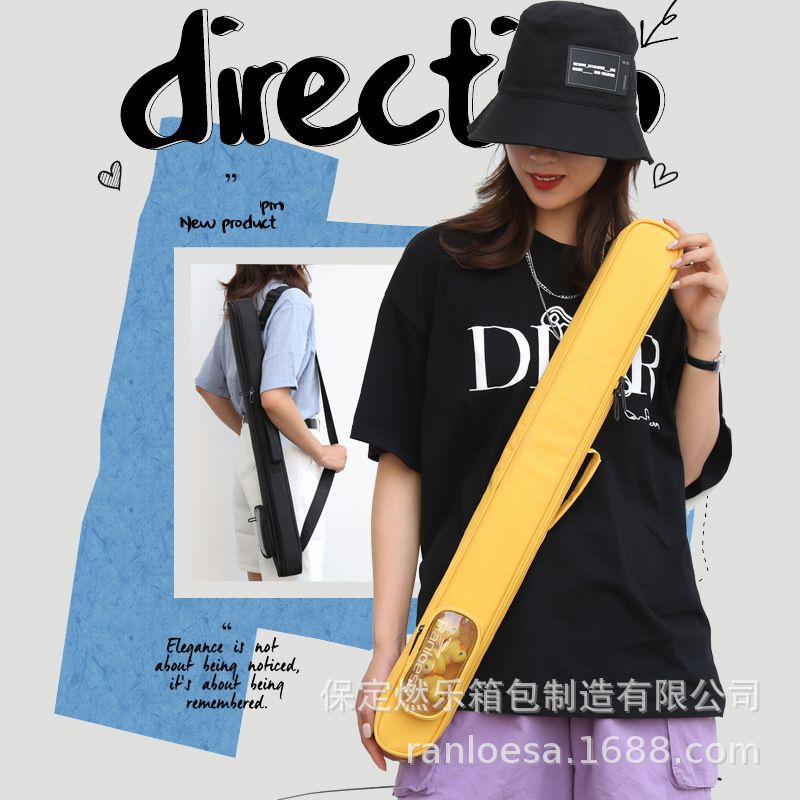 Ranloesa厂家直销竹笛包笛子包2支4支75cm加厚便携可定制样式LOGO|ru