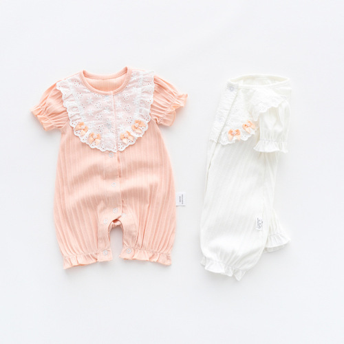 Baby jumpsuit, summer lace rompers, super cute baby rompers, newborn clothes for baby girls
