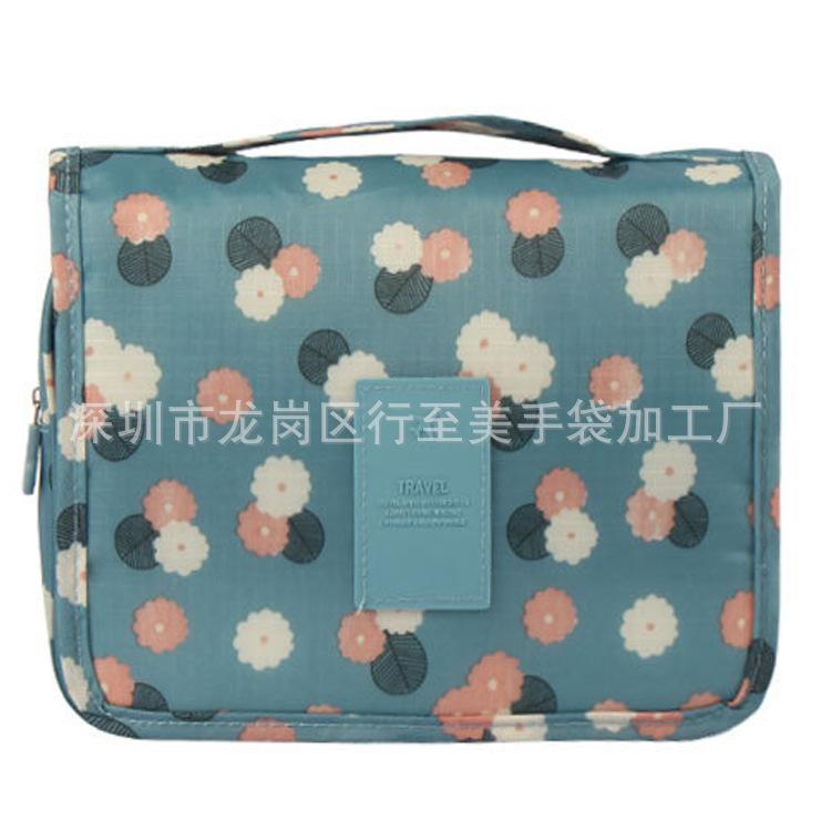 牛津布防水洗漱包大容量旅行收纳包简约便携女士多功能化妆包
