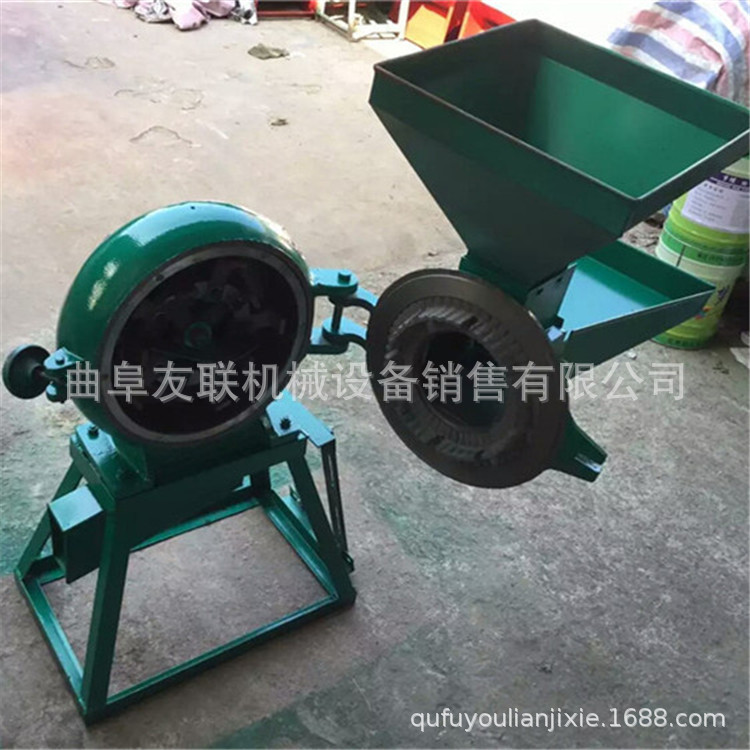 杂粮磨粉机 两相电齿盘粉碎机 小型玉米杂粮磨粉机 63