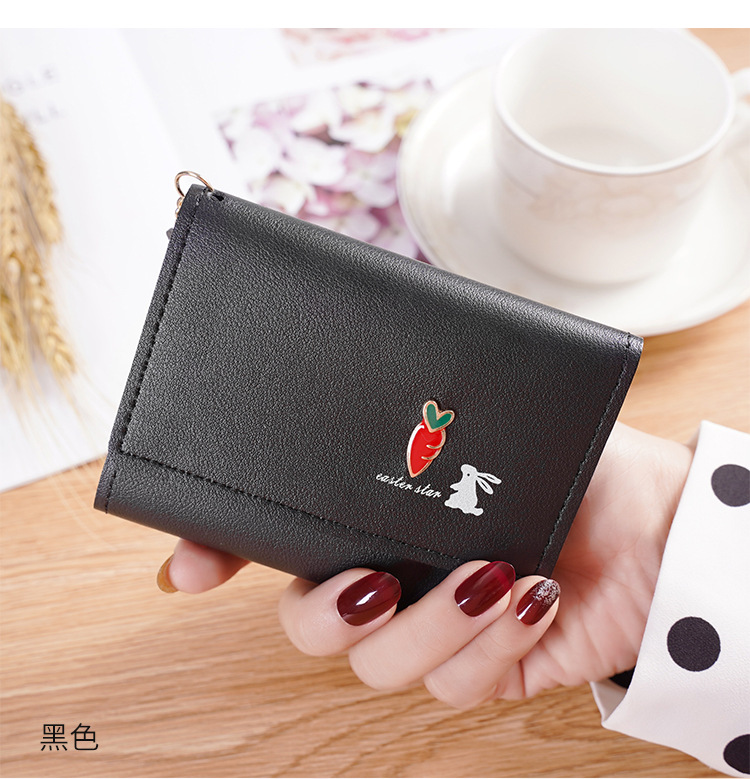 Women's Spring&summer Pu Leather Cartoon Cute Square Zipper Buckle Small Wallet display picture 3