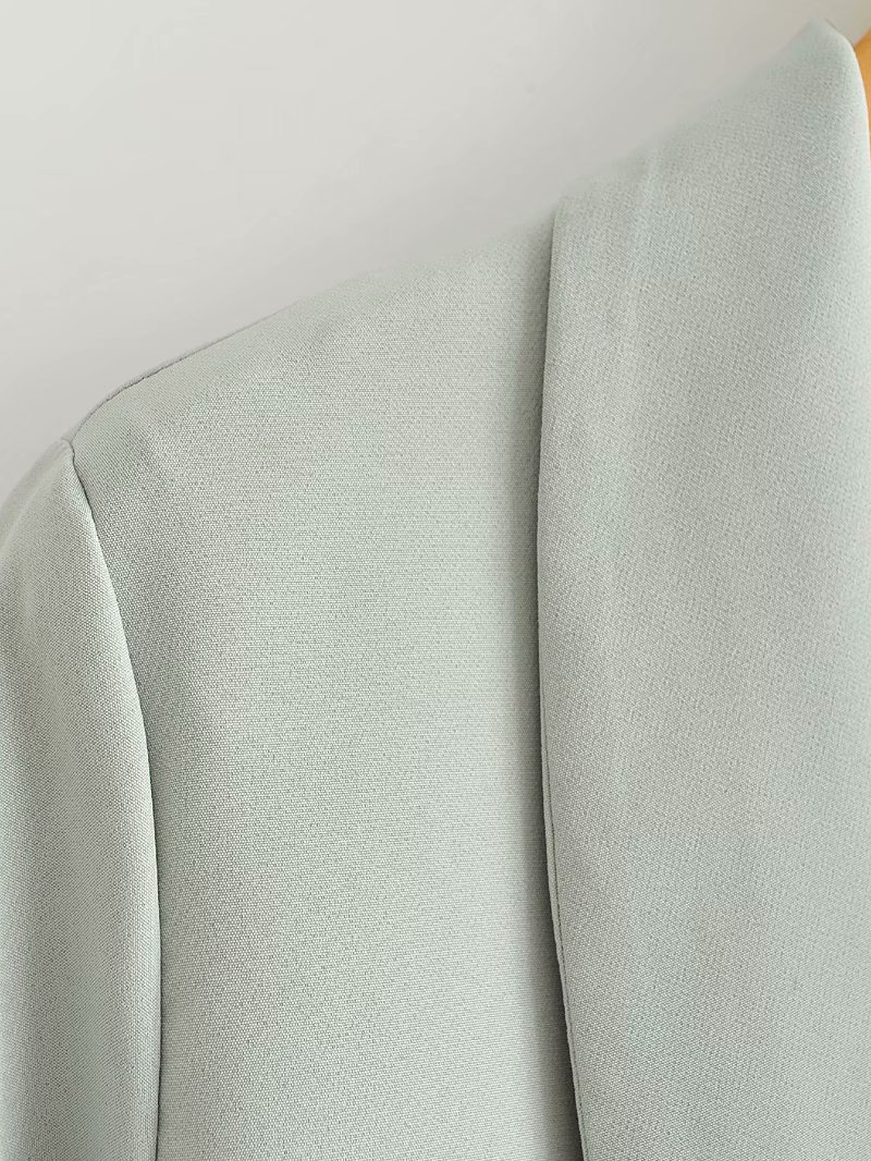 wholesale autumn piled sleeve casual women s suit jacket  NSAM6858