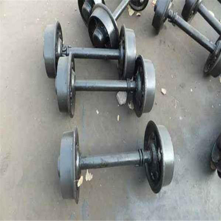 定做矿车轮对 实心矿车轮对 矿车轮质量保证