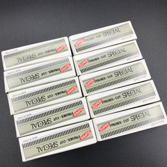 美容院修眉刀片化妝師剃眉刮毛刀片不鏽鋼單面刀片批發10片裝