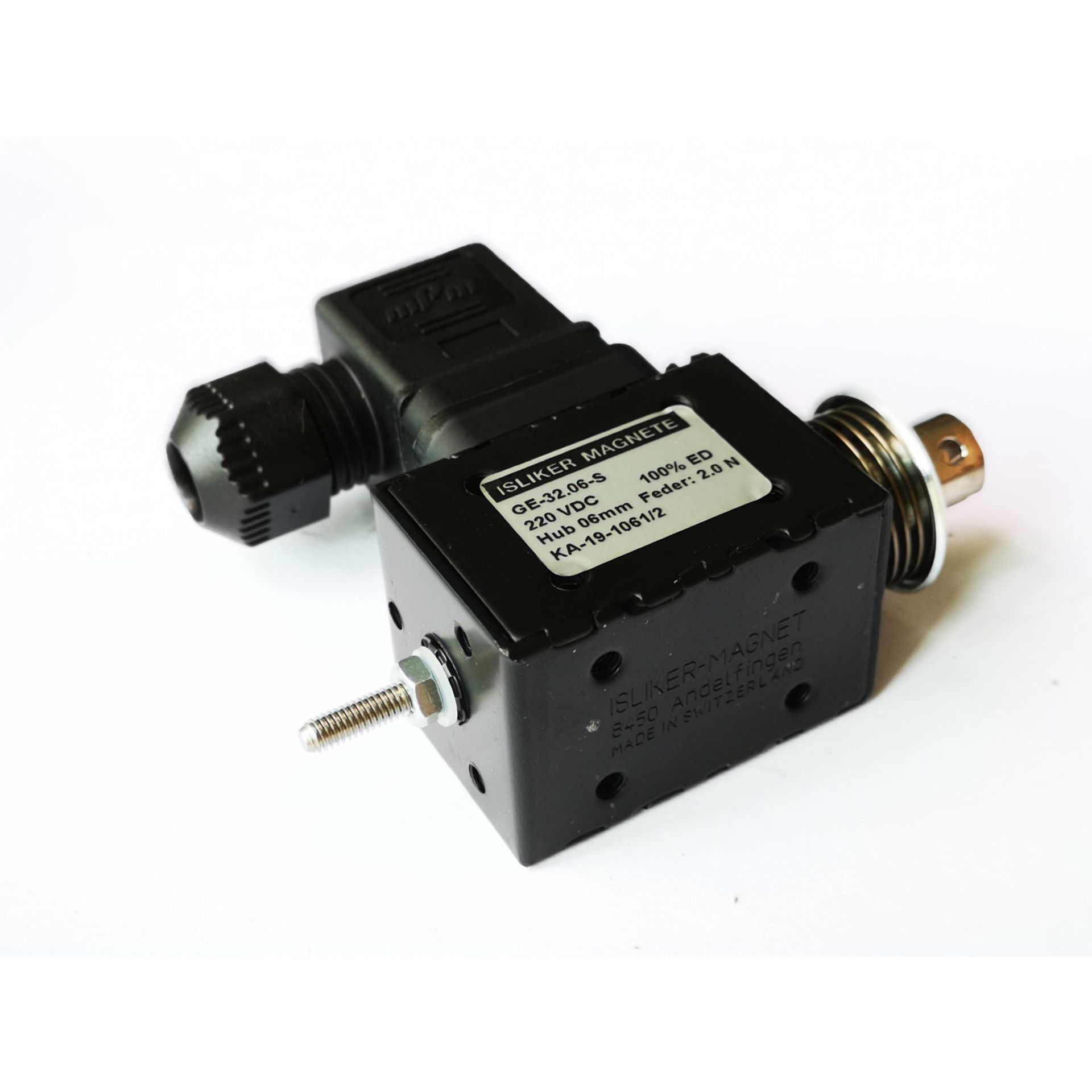 优质供应ISLIKER电磁铁GE-32.06-S 220VDC 100%ED F2.0N