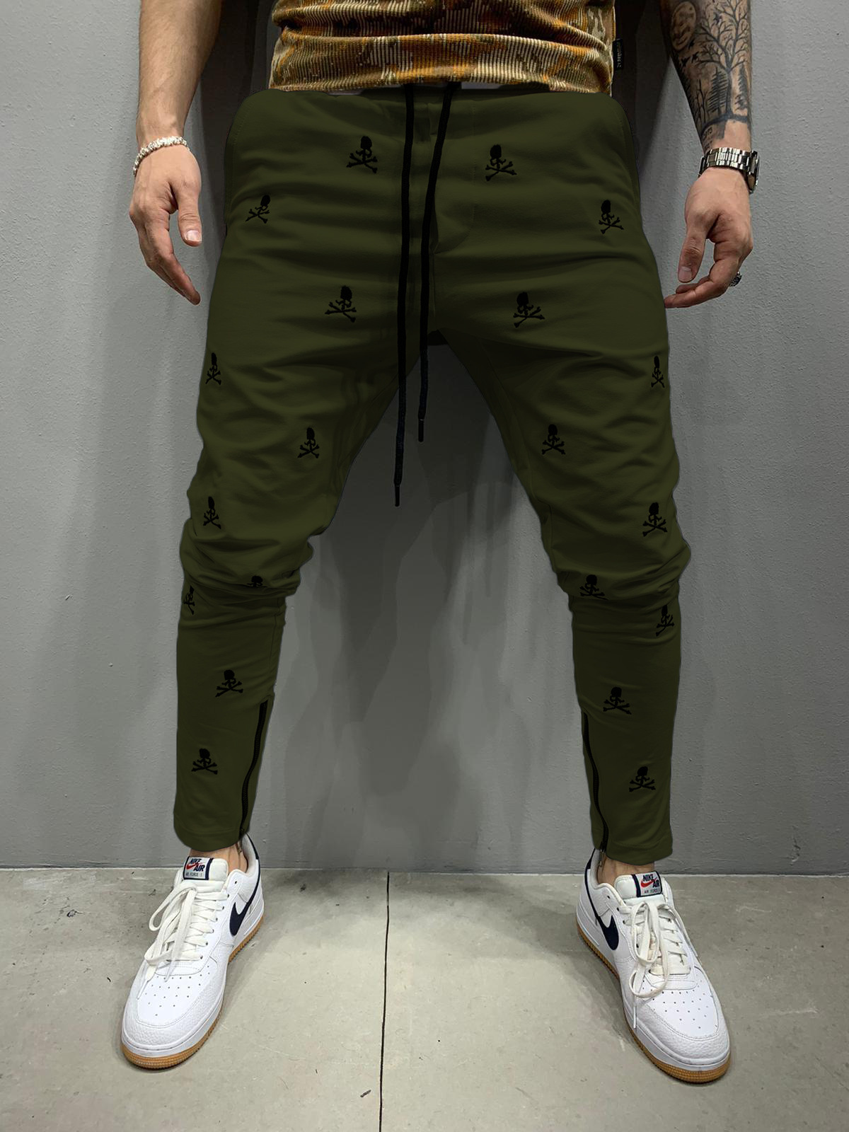 Men's Skull Streetwear Regular Fit Men's Bottoms display picture 8