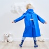 Invisible raincoat, breathable backpack for elementary school students