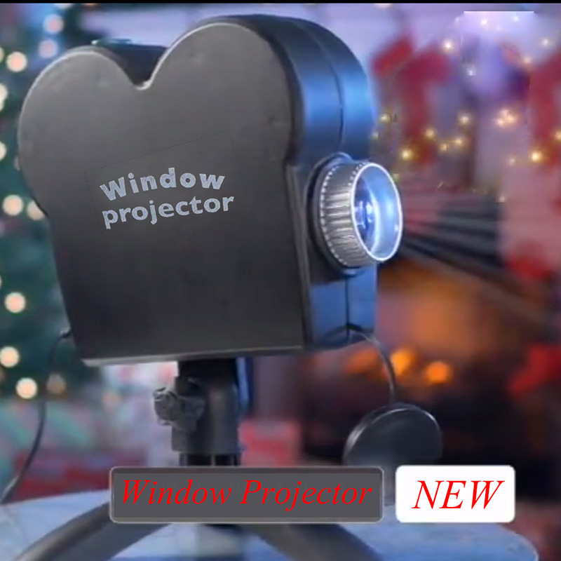 The new Laser Light window Projector Christmas Halloween outdoors window Projection lamp U.S. regulations