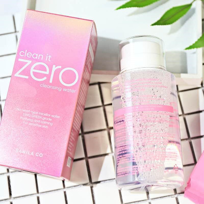 韩国进口芭妮兰zero温和致柔清洁面部眼唇卸妆水清爽310ml