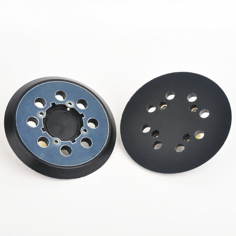5寸12孔砂光机气动全磨盘 适用于德伟DWE6423 干磨机砂纸打磨盘