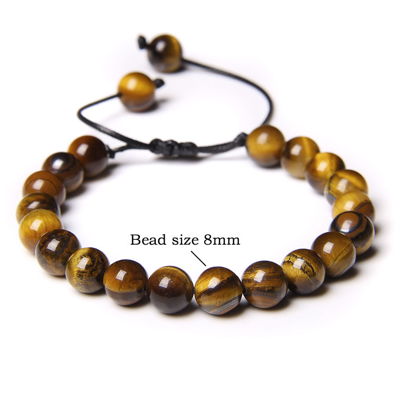 Retro Swirl Pattern Natural Stone Agate Beaded Bracelets 1 Piece display picture 8
