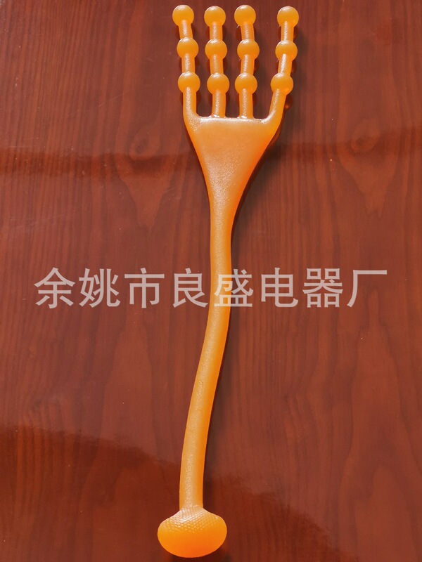 Three-section toe-shaped tension belt tension device fitness equipment foot TPR jelly round head tension rope