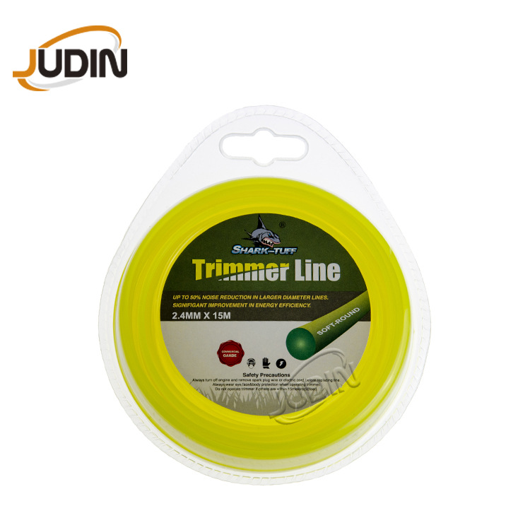 SHARK-鲨鱼牌打草绳 尼龙割草线 2.4mm*15M泡壳 割草机配件