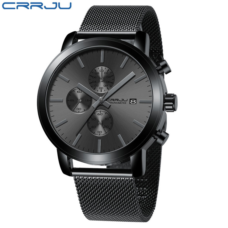 CRRJU/Kajun 2287 reloj de hombre reloj casual de moda de negocios personalizado reloj de hombre reloj de estudiante calendario simple image 9