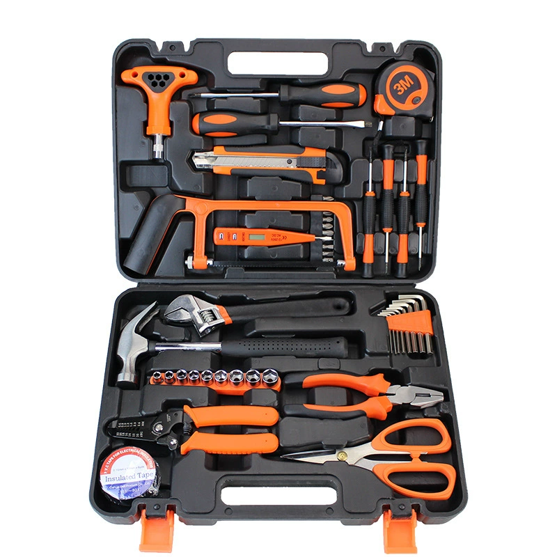 Hardware Toolbox Set, Multi-Piece Home Repair Kit, Portable Case, 9–157 pcs