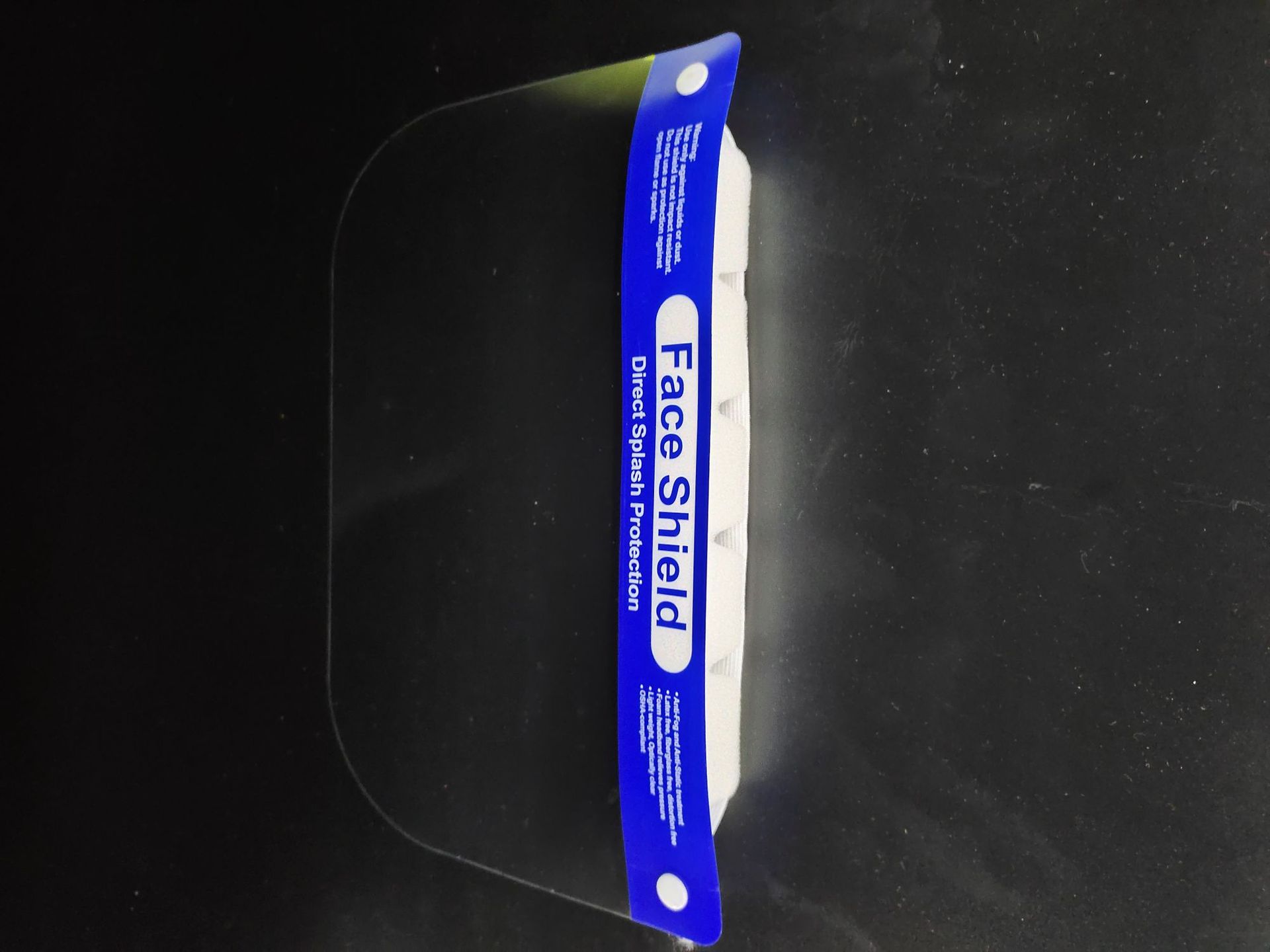 高清透明双面防飞沫防护面罩儿童成人全脸防溅面罩防油烟护脸帽详情图2