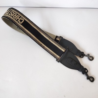 D家經典老花字母刺繡包肩帶配件適用于馬鞍包單肩斜挎替換寬肩帶