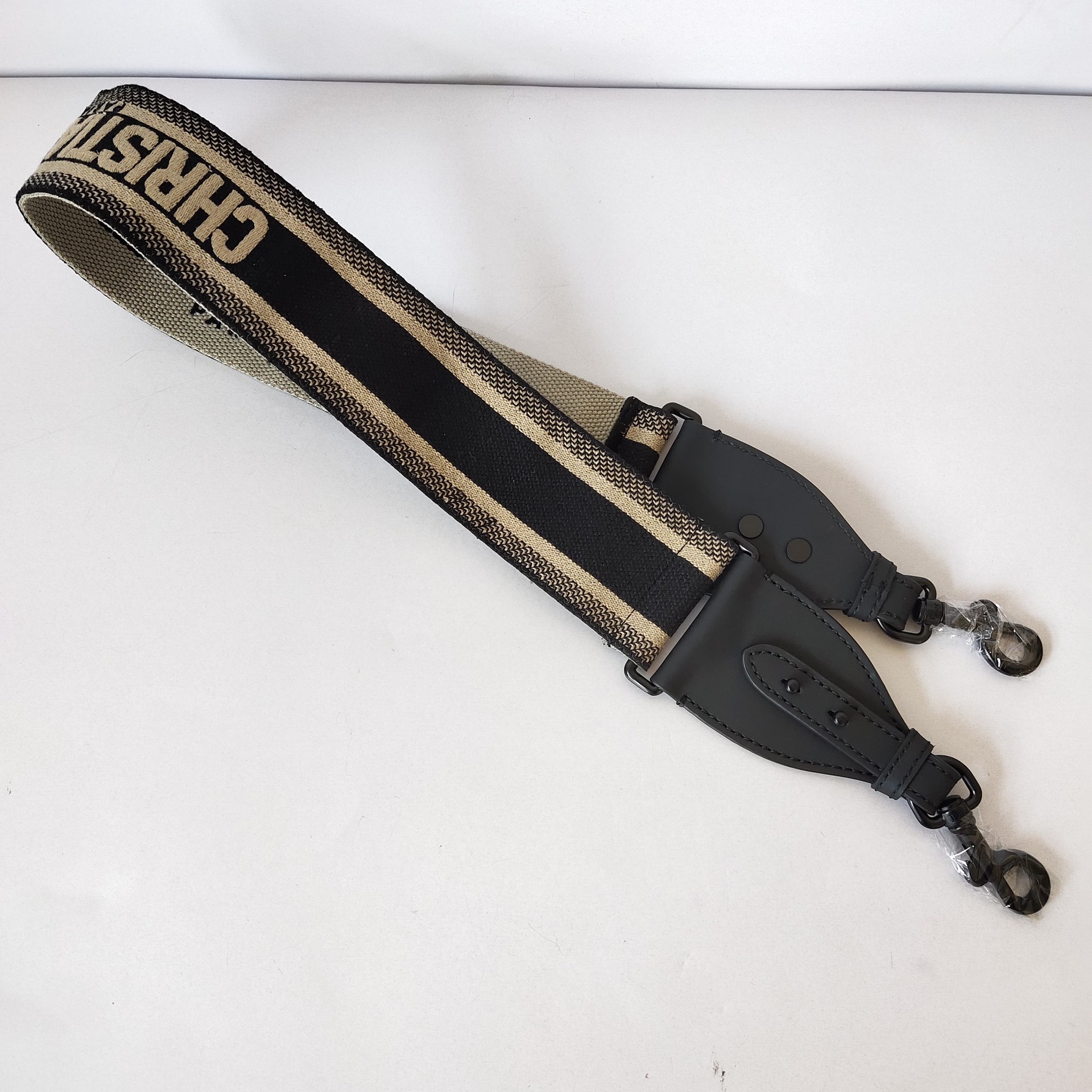 D家經典老花字母刺繡包肩帶配件適用于馬鞍包單肩斜挎替換寬肩帶